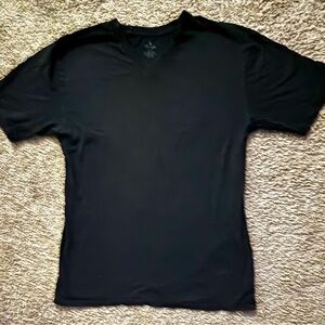 EUC Stafford Heavyweight Short Sleeve V Neck T-Shirt Big and Tall Black No flaws